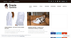 Desktop Screenshot of gracieopulanza.com