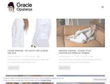 Tablet Screenshot of gracieopulanza.com